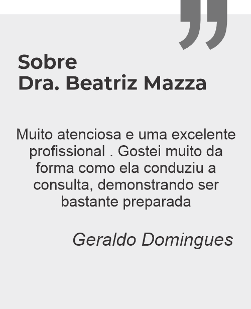 Depoimento sobre Dra. Beatriz Mazza
